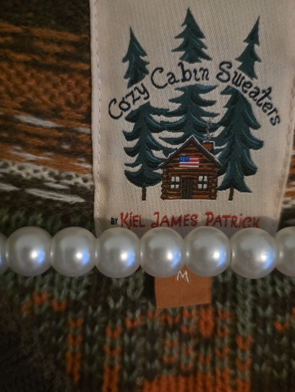 Kiel James Patrick Cozy Brown Pumpkin Fair Isle Sweater - Women - Picture 8 of 9